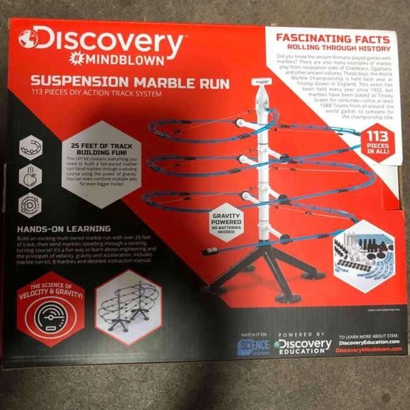 Discovery Mindblown Toys Discovery Mindblown Suspension Marble Run